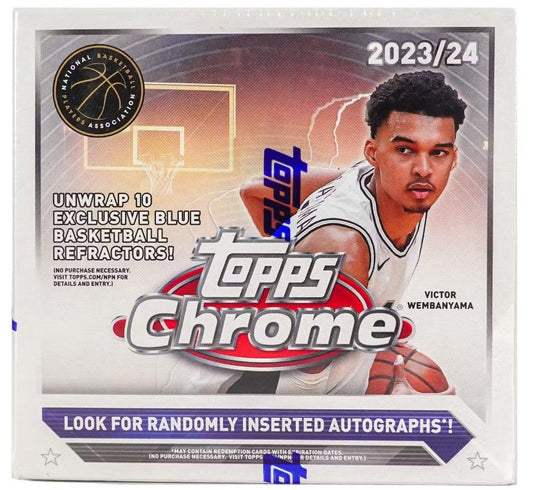 2023/24 Topps Chrome Basketball Monster Box