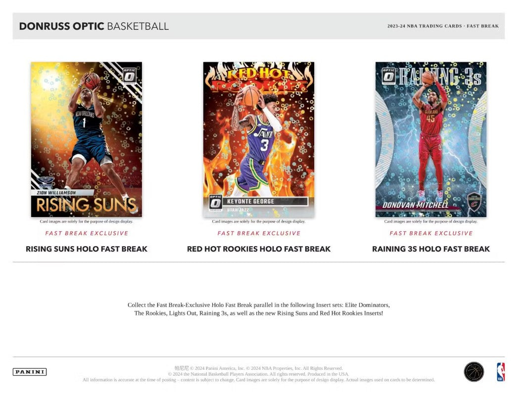 2023/24 Panini Donruss Optic Basketball Fast Break Box