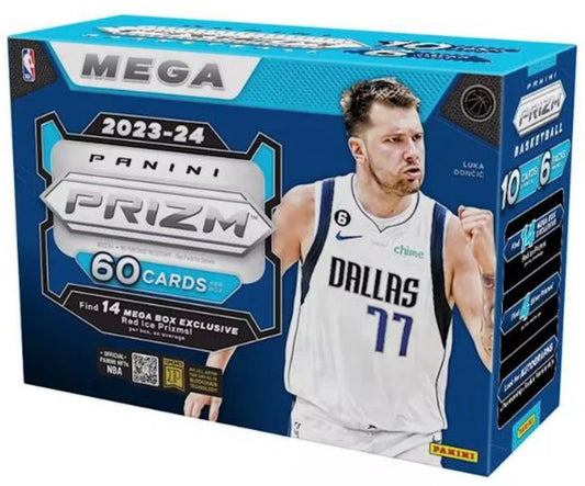 2023/24 Panini Prizm Basketball 6-Pack Mega Box (Red Ice Prizms)