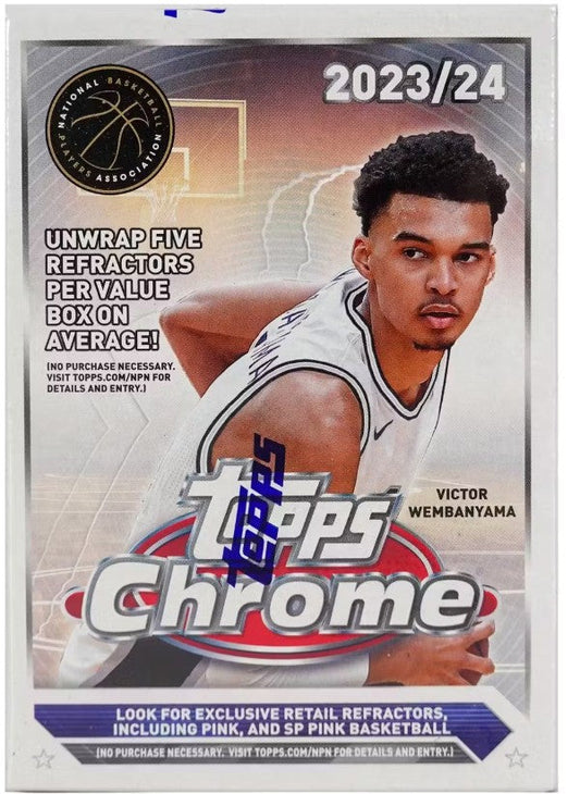 2023/24 Topps Chrome Basketball Blaster Box