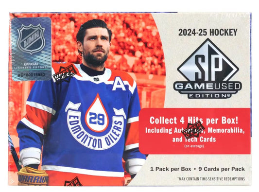 2024/25 Upper Deck SP Game Used Hockey Hobby Box