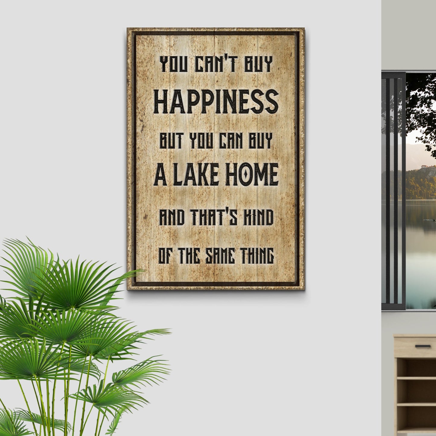 Lake Home Sign