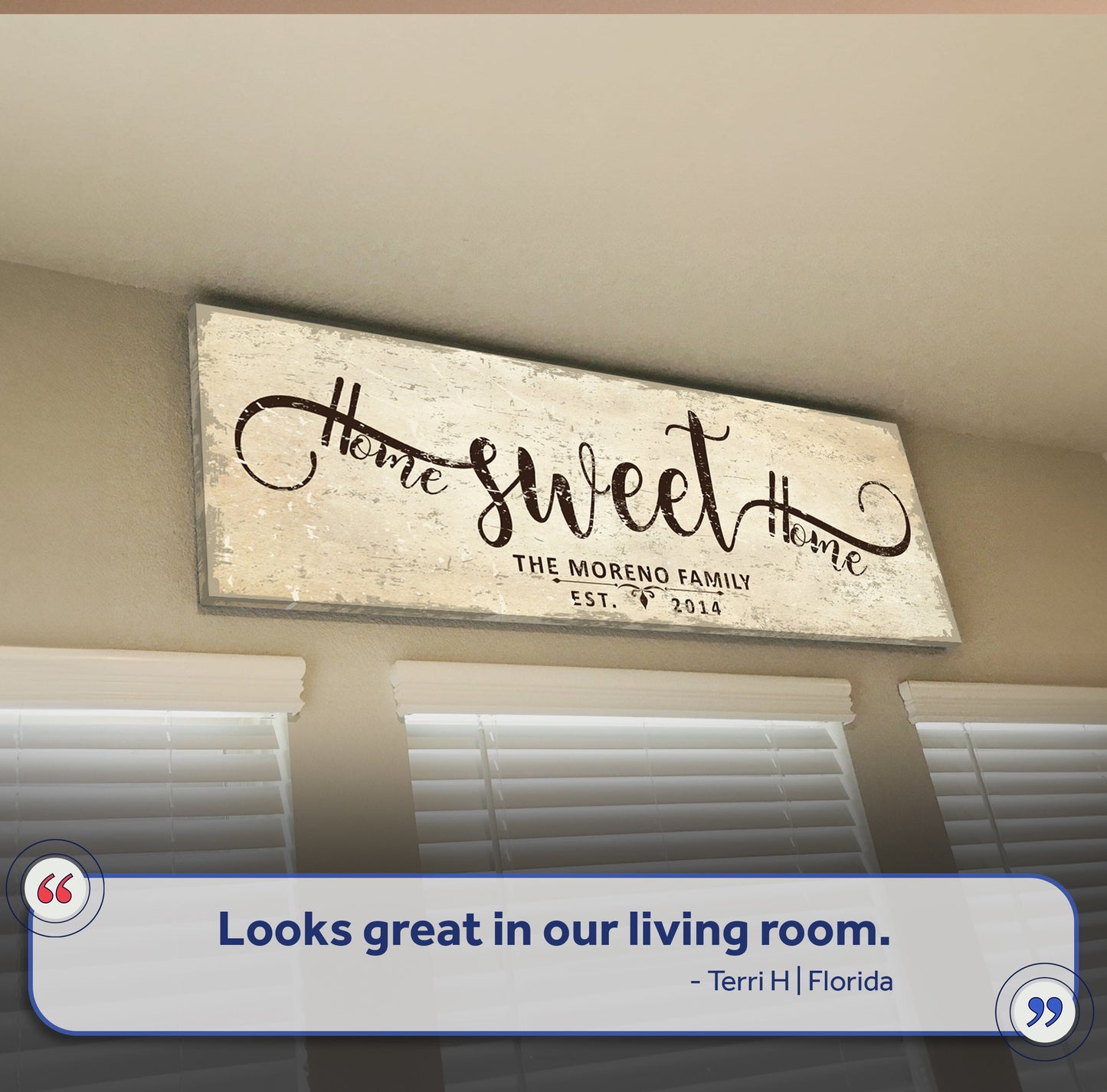 Home Sweet Home Sign VI