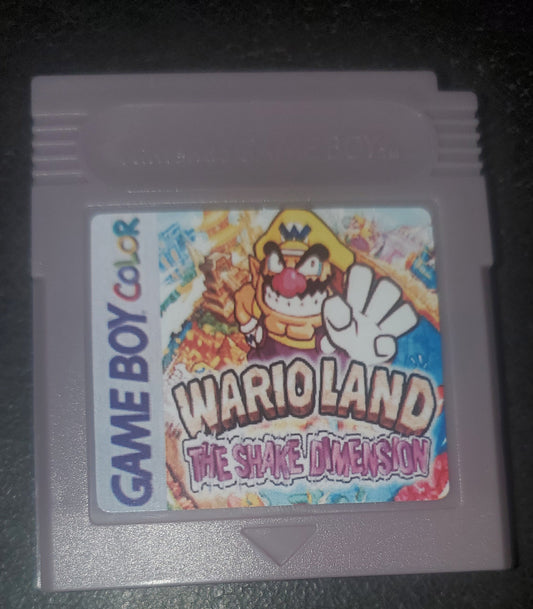 WarioLand The Shake Dimension GBC Video Game Cartridge Game Boy Color
