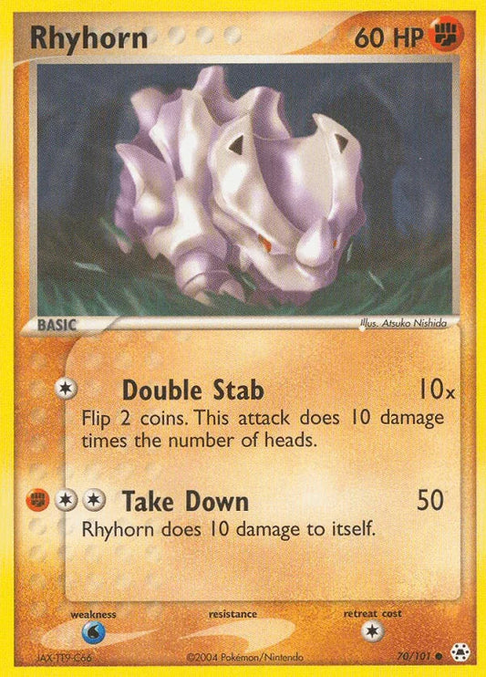 Rhyhorn (70/101) [EX: Hidden Legends]