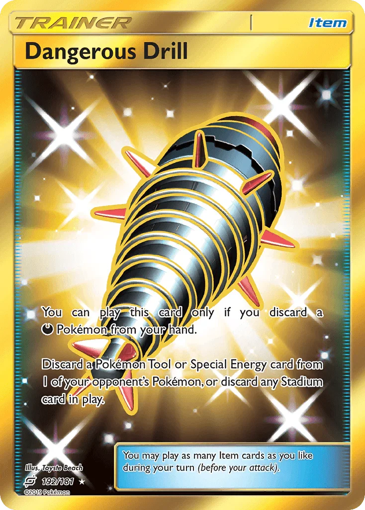 Dangerous Drill (192/181) [Sun & Moon: Team Up]