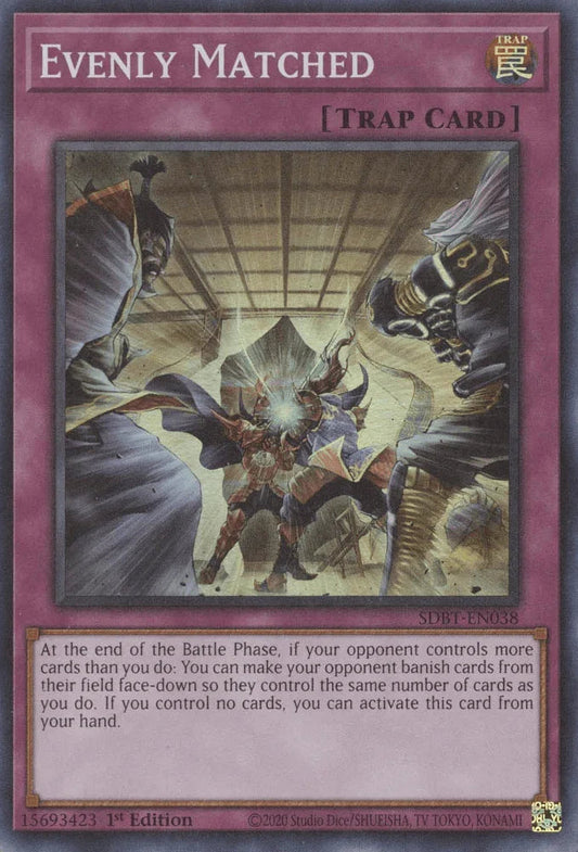 Evenly Matched [SDBT-EN038] Super Rare
