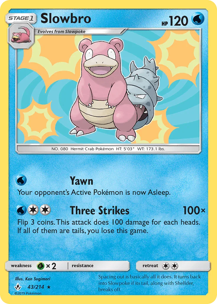 Slowbro (43/214) [Sun & Moon: Unbroken Bonds]