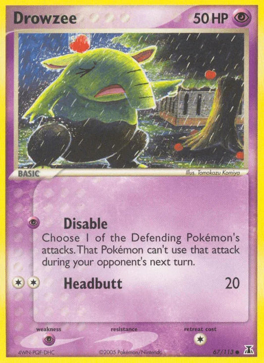 Drowzee (67/113) [EX: Delta Species]