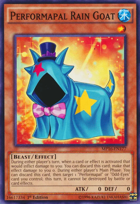 Performapal Rain Goat [MP16-EN177] Common