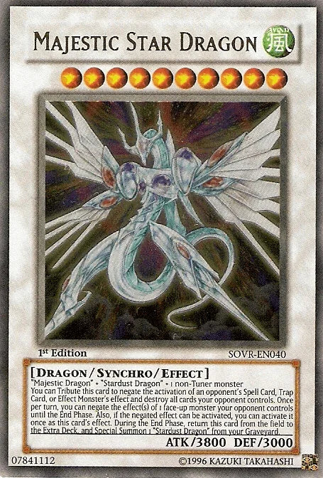 Majestic Star Dragon [SOVR-EN040] Ultra Rare