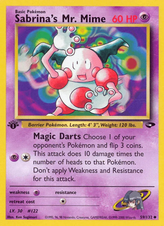 Sabrina's Mr. Mime (59/132) [Gym Challenge 1st Edition]
