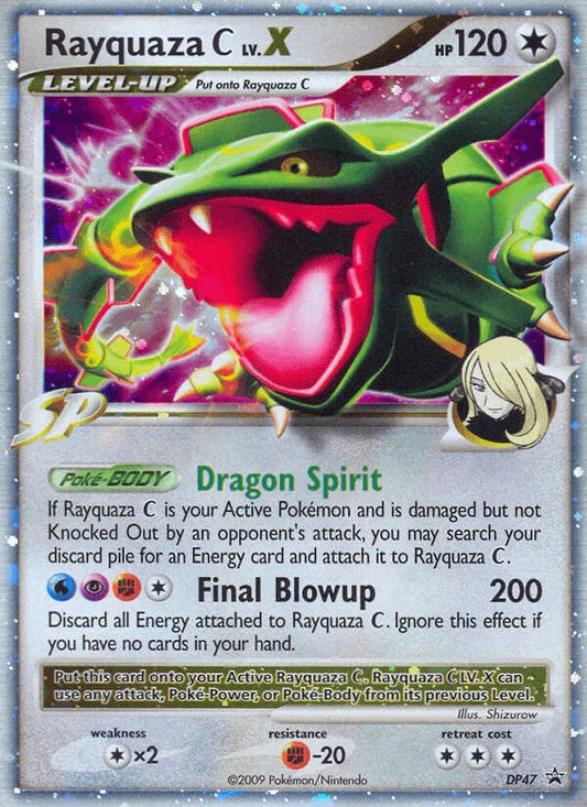 Rayquaza C LV.X (DP47) [Diamond & Pearl: Black Star Promos]