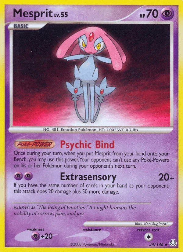Mesprit (34/146) [Diamond & Pearl: Legends Awakened]