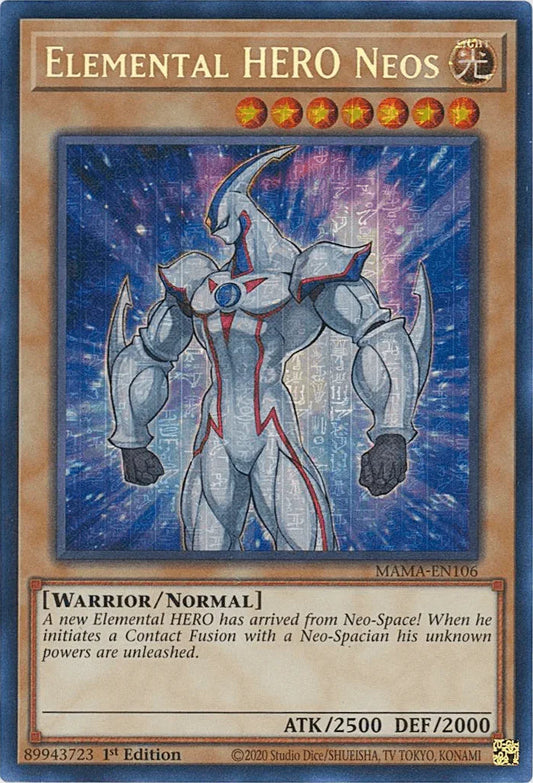 Elemental HERO Neos [MAMA-EN106] Ultra Pharaoh's Rare