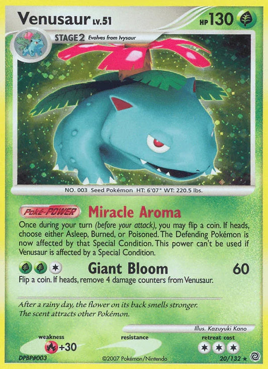 Venusaur (20/132) [Diamond & Pearl: Secret Wonders]