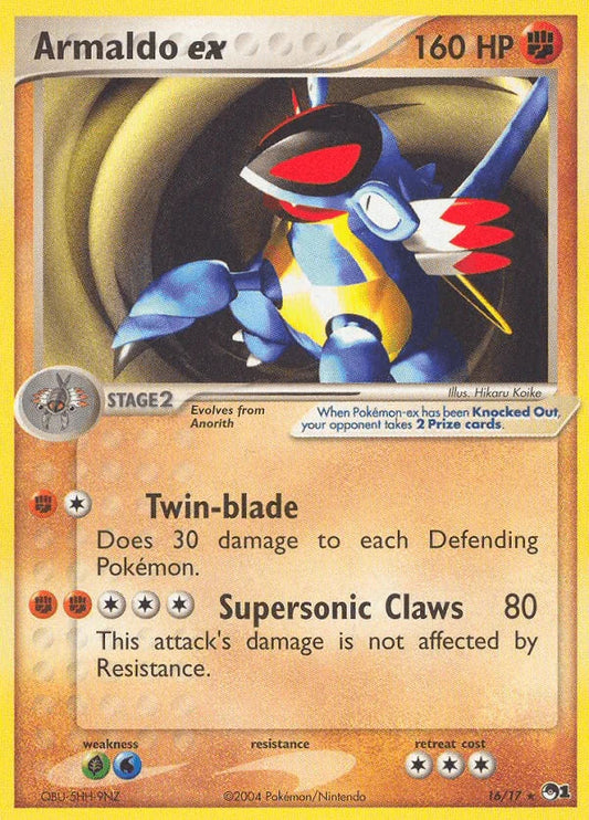 Armaldo ex (16/17) [POP Series 1]