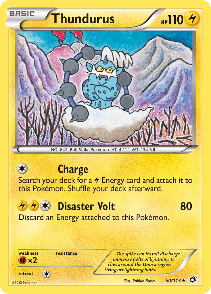 Thundurus (50/113) [Black & White: Legendary Treasures]