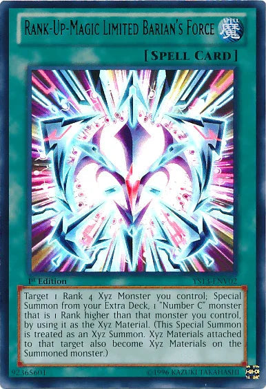 Rank-Up-Magic Limited Barian's Force [YS13-ENV02] Ultra Rare