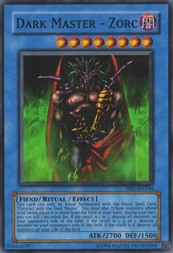 Dark Master - Zorc [DR1-EN244] Super Rare