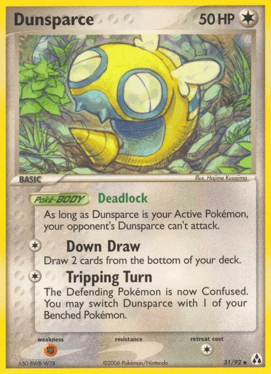 Dunsparce (31/92) [EX: Legend Maker]