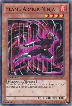 Flame Armor Ninja [SP13-EN015] Starfoil Rare