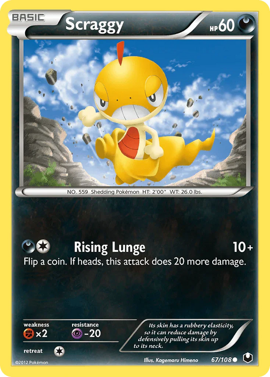 Scraggy (67/108) [Black & White: Dark Explorers]