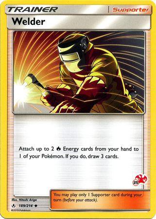 Welder (189/214) (Charizard Stamp #25) [Battle Academy 2020]