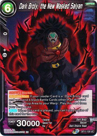Dark Broly, the New Masked Saiyan (BT11-135) [Vermilion Bloodline 2nd Edition]