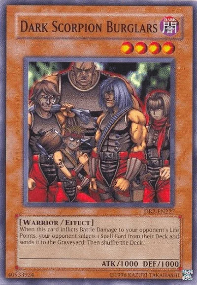 Dark Scorpion Burglars [DB2-EN227] Common