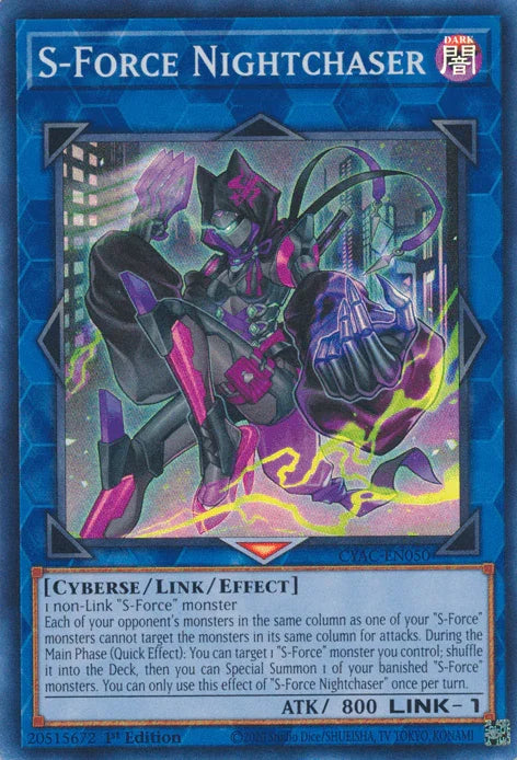 S-Force Nightchaser [CYAC-EN050] Super Rare