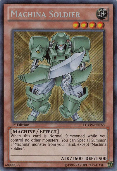 Machina Soldier [LCYW-EN168] Secret Rare