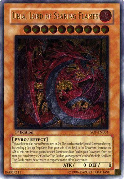 Uria, Lord of Searing Flames (UTR) [SOI-EN001] Ultimate Rare