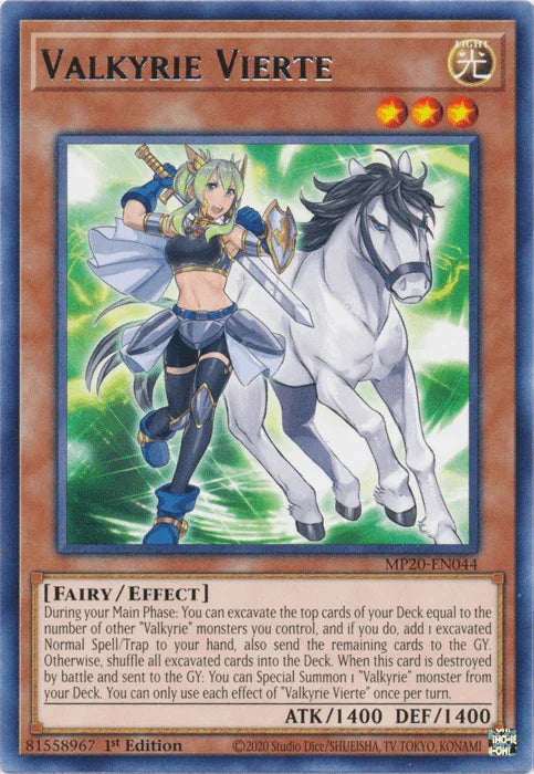 Valkyrie Vierte [MP20-EN044] Rare