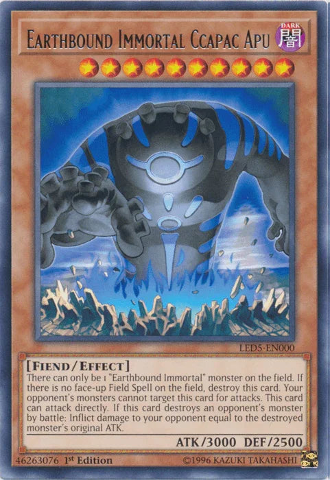 Earthbound Immortal Ccapac Apu [LED5-EN000] Rare
