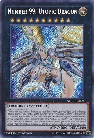 Number 99: Utopic Dragon [NECH-EN099] Secret Rare
