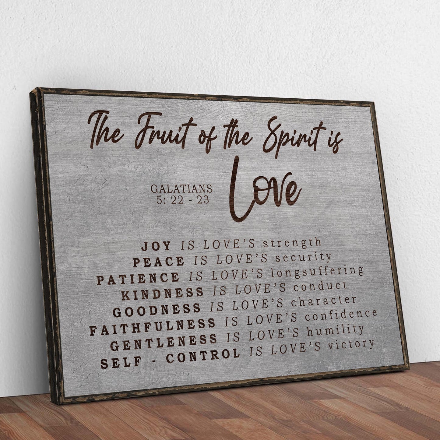Galatians 5:22-23 - The Fruit Of The Spirit Sign III