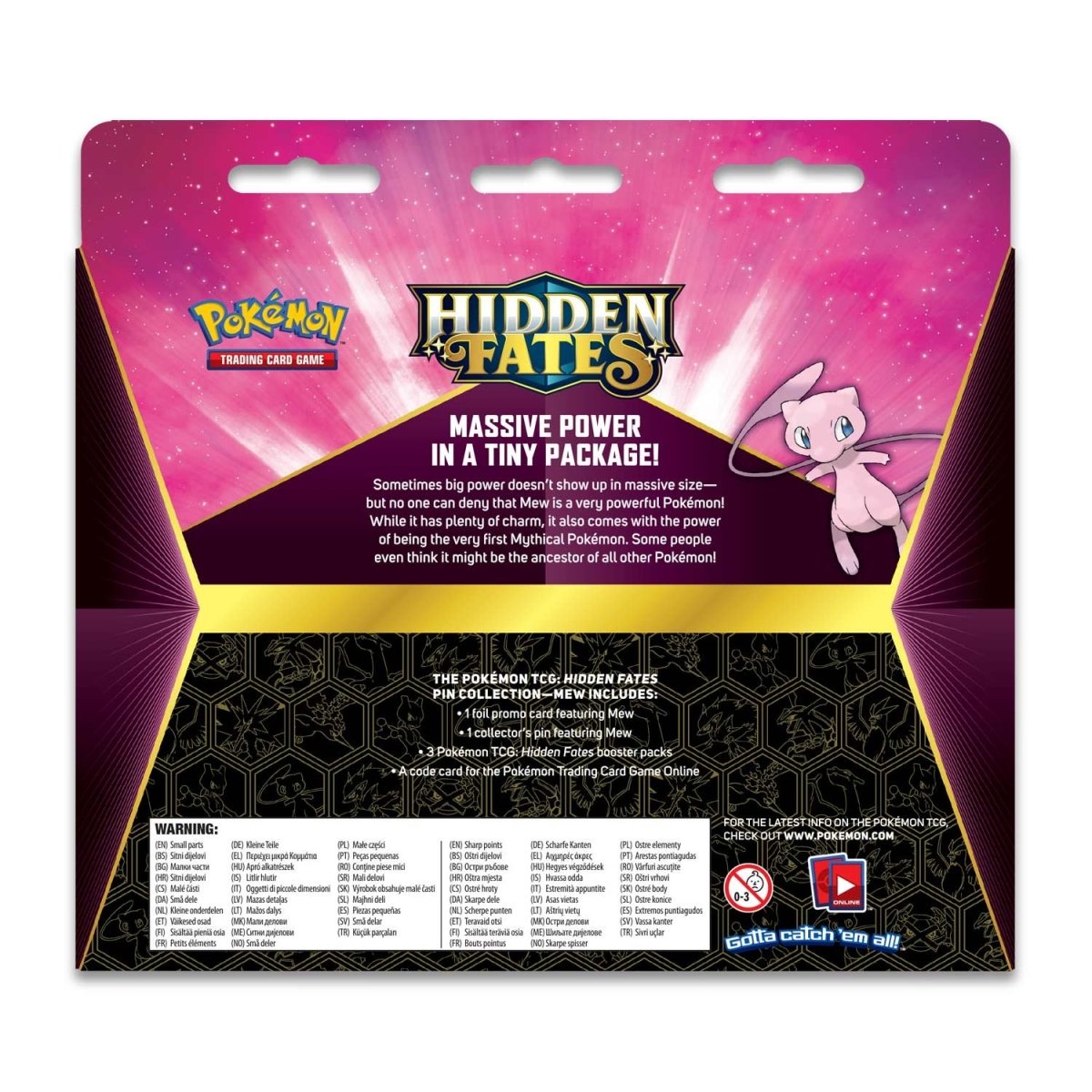 Hidden Fates Pin Collection (Mew)