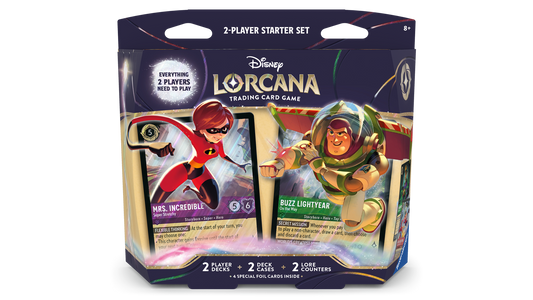 Disney Lorcana TCG: Wilds Unknown 2-Player Starter Deck (Elastigirl vs Buzz Lightyear)