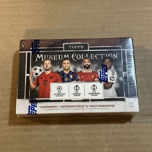 2024-25 Topps Museum Collection UEFA Champions League Hobby Box